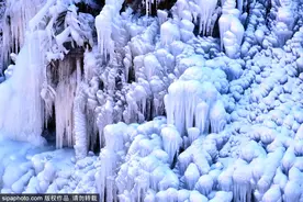 穿越“冰河世纪”，在京郊冰瀑间寻见北国风光图片