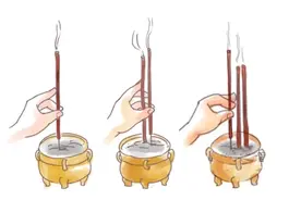 烧香为何一定是烧三根？每根分别代表什么？传统文化我们需要了解图片