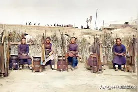 16张晚清上色老照片：李鸿章的侍妾冬梅，颜值不输明星图片