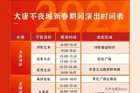 西安大唐不夜城街区新春演出时间表来啦图片