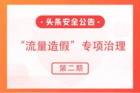 今日头条“流量造假”专项治理公告（第二期）图片