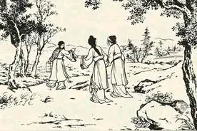 民间故事：师娘和徒弟图片