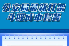 2022年公安局公开最新打架斗殴成本套餐！附：伤情鉴定标准明细图片