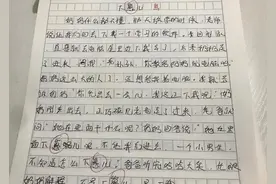 “猪回家了，我迷路了”，小学生作文走红，老师看后笑出鱼尾纹图片