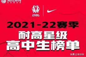 中国有了自己第一份专业的五星级高中生评选榜单，有14名球员上榜图片