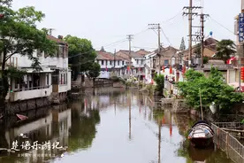 这个五河交汇处竟有众多文物，堪称宁波历史古迹中心，景色也很美图片