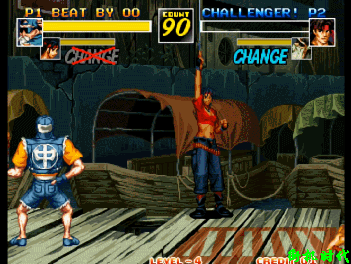 经典街机《饿狼传说》怪不得东丈没女朋友，原来训练时被鳄鱼咬了