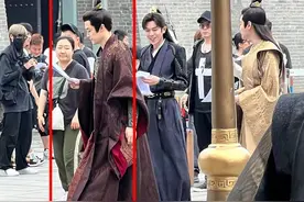 付辛博现身《庆余年2》片场，和范闲太子同框出镜，出演新角色图片