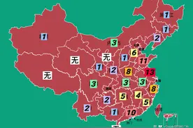2021年中国GDP百强市分布图片
