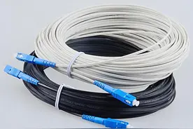 今天带大家认识光纤，也就是目前家庭宽带的入户线图片