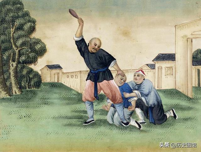 西班牙画家笔下的晚清酷刑，35幅彩图形象逼真，令人惊叹