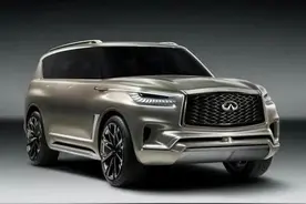 英菲尼迪“陆巡”，QX80抵达天津港，起步5.6L引擎，比霸道大两圈图片