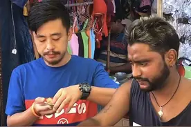 身在印度的百万粉丝博主感染新冠，两次检测皆阳性，曾豪饮恒河水图片