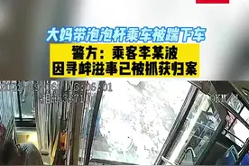 #大妈带泡泡杆乘车被踹下车，警方：乘客李某波因寻衅滋事已被抓获归案图片