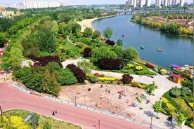 太行泉城 美丽邢台丨七里河畔打造生态景观滨河休闲带图片