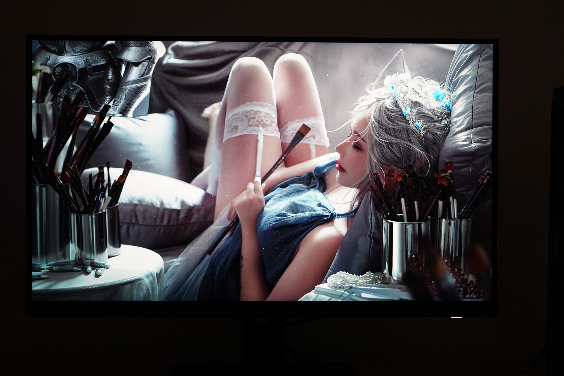 微星MPG321UR-QD量子点显示器评测_MSI MPG321UR-QD 4K 144Hz电竞显示器_电脑显示器有4k的吗