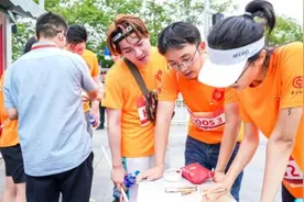 扔飞盘、破解摩斯密码……解锁别样定向赛~图片