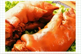 肥而不腻的五香卤猪蹄，3步教你在家做，软烂嫩香，看着流口水图片