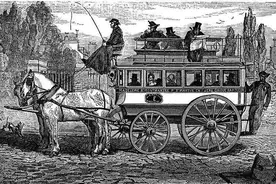 火车的前世今生，1814年火车的发明图片