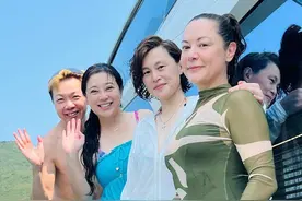 52岁傅明宪近照曝光，双下巴明显越发富态，两度豪门梦碎至今单身图片
