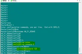 CCNA-学习作业1-简单网络结构路由器初始设置图片