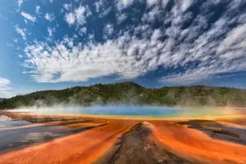 世界最大最美的活火山，美国黄石公园俊图分享图片