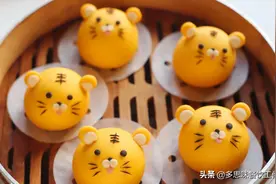 虎年大吉，教你8种花样馒头的做法，一揉一捏香软美味，寓意吉祥图片