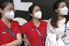 不是陈芋汐！不是陈若琳！怒吼全红婵，黑衣女身份曝光，网友释怀图片