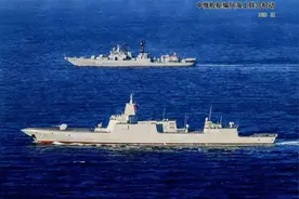 “055就是巡洋舰”，美军没猜错，美式航母战术，解放军学的透彻图片