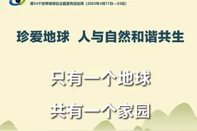 @所有人，第54个世界地球日主题海报请转发！图片