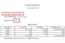 巧合？体彩刚开888福彩马上开666，倍投侠或再爆400万级直选奖？图片