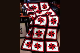 老妈才是高手！这些漂亮的毯子全是她一针一线编织的，佩服吧图片