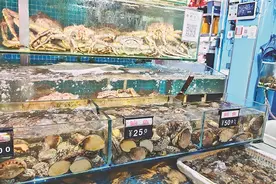 记者走访哈尔滨海鲜市场：开海后海鲜价格回落20%，一斤梭子蟹55元，生蚝12元图片