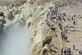 （视频）@太原人，奔涌气概！黄河壶口瀑布，中国第二大瀑布，世界上最大的黄色瀑布图片