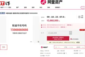 1366 万元起的联通靓号 15666666666 今日开启拍卖图片