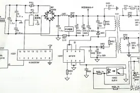 美的全直流变频空调外机电源输入与开关电源原理图片