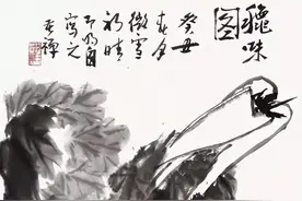 李苦禅画了两颗白菜，齐白石用一句话称赞，画作价值7800万图片