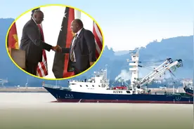 “挂中国国旗照抓不误”，美军要求“让渡主权”，对华海上执法图片