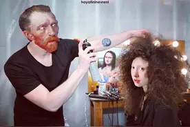 史诗级“恶搞”气疯达芬奇！当珍珠少女和梵高私定终身时，笑喷了图片