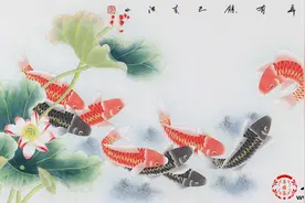 九鱼图寓意是什么？有风水禁忌吗？图片