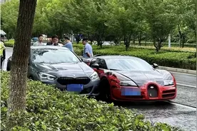 宝马车主回应与布加迪相撞：已和解！网传该布加迪价值5000万元 律师：和解情况下布加迪车主不受处罚图片