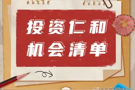 366.64亿元！投资仁和机会清单发布！图片