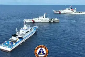 我舰奉命拦截菲舰！现场画面公开，多艘海警船“横刀立马”图片