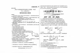 2023年普通高等学校招生统一模拟考试《理科》综合能力测试题图片