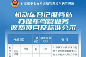 石家庄全市车管所逐步推行机动车号牌“立等可取”图片
