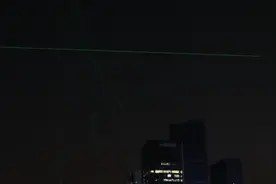 揭秘！合肥夜晚的那束绿光到底是啥？图片