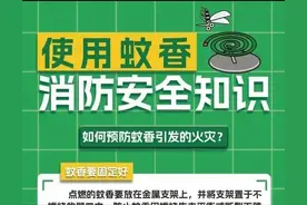 灭蚊产品使用不当易引发火灾 这些安全知识请查收图片