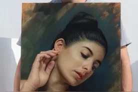 这位大神专画美女人体30年，作品因太逼真写实，被质疑是照片！图片