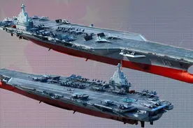 美媒：003航母使中国成为超级航母大国，是目前最先进的大型航母图片