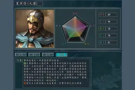 三国志11：《演义》中曹魏二号人物夏侯惇的武力能达到什么程度？图片